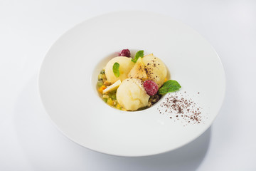 sweet dessert sorbet ice