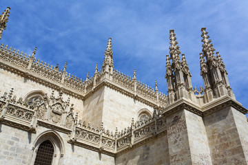 The famous cathedral in Granada, Andalusia