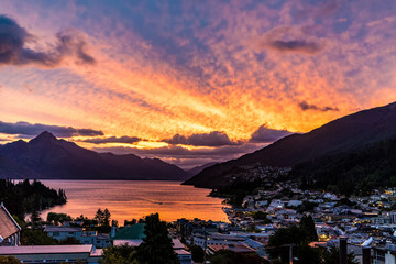 Queenstown Lake Sunset