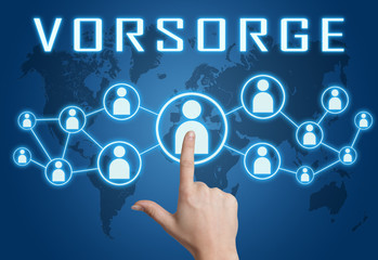 Vorsorge text concept