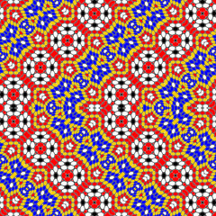 Naklejka premium Design seamless colorful mosaic pattern
