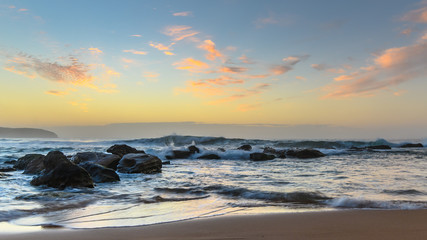 Fototapeta na wymiar Dawn Seascape