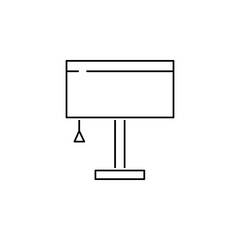 Fototapeta premium Table Lamp Icon