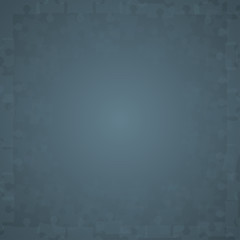 Grey Puzzles Pieces - Vector Illustration Jigsaw