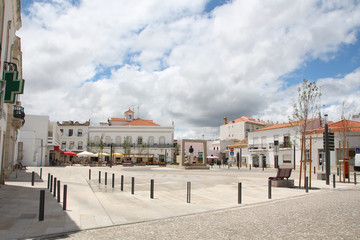 Naklejka premium Sao Bras de Alportel main plaza