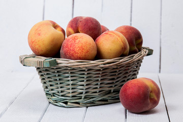 peaches (Prunus persica)