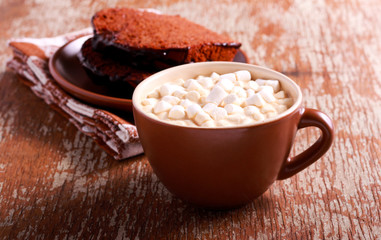  drink with marshmallow