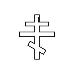 Obraz premium Orthodox cross icon