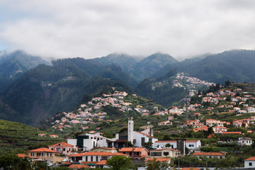 Fototapeta na wymiar Mountain landscapes of Madeira Island
