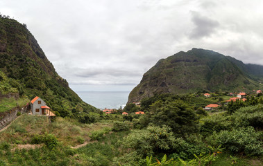 Mountain landscapes of Madeira Island