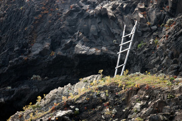 Coastal mountain landscape