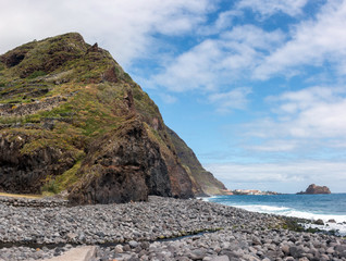 Coastal mountain landscape