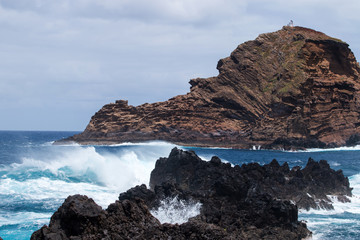 Porto Moniz volcanic coast