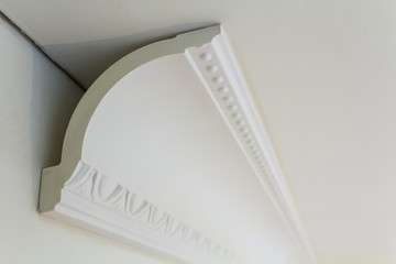 Close-up detail of decoration in interior renovation