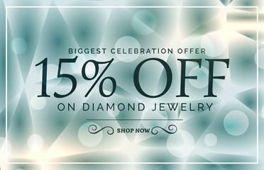 luxury style sale banner design template vector