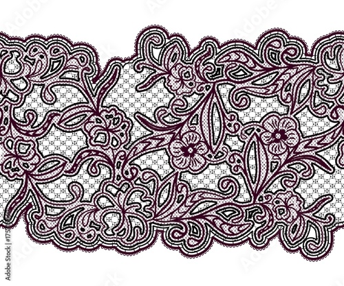 lilac lace ribbon