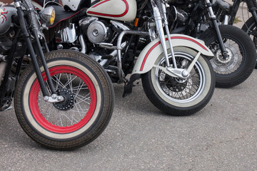 Obraz premium motorcycle shiny details