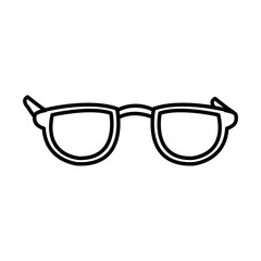 Nerd glasses isolated icon vector illustration graphic design