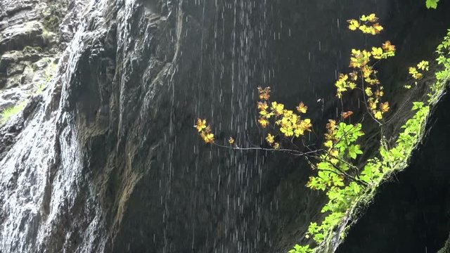 Partnachklamm in Garmisch-Partenkirchen, Naturwunder in Bayern, Geologie, 4K
