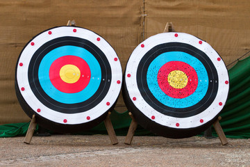 Medieval archery target