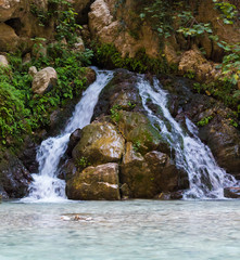 Canyon Saklikent entrance - Xanthos River in Taurus Mountains