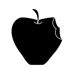 Delicious apple fruit icon vector illustration graphic design