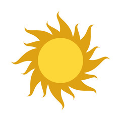 sun cartoon icon image vector illustration design 