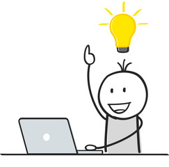 Idee / Computer / Laptop / Büro / Arbeit