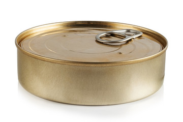 Bank with canned fish