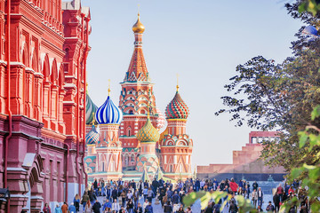 St. Basil's Cathedral in Moscow, Russia