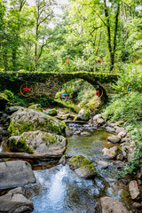 Le vieux pont sur le ruisseau d'Audiernes à Peyrusse-le-Roc