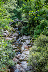 Le pont du Parayre sur le ruisseau d'Audiernes à Peyrusse-le-Roc