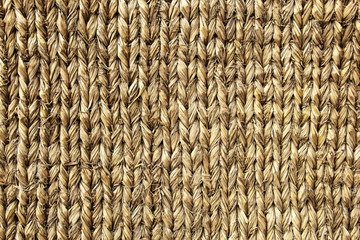 Bamboo mat of coarse weaving