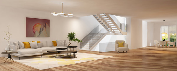 Modern house interior
