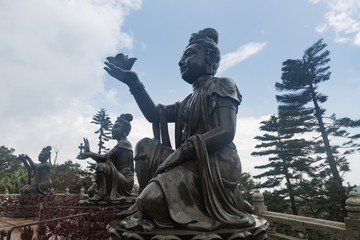 Big Buddha statue in Lantau island, Hong kong