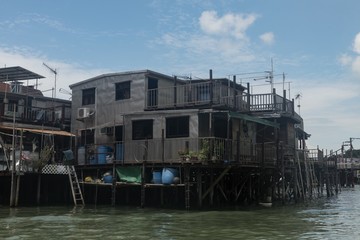Fototapeta na wymiar The fishing village of Tai O, Hong kong
