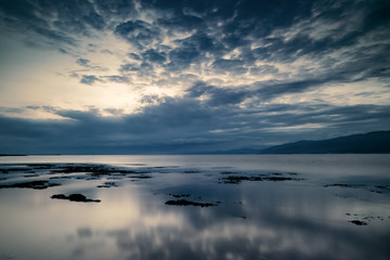 bulutlar ve yansıma