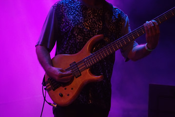 Plakat Guitar player in concert