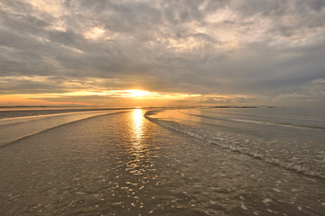 Sunrise in the morning and Coastline