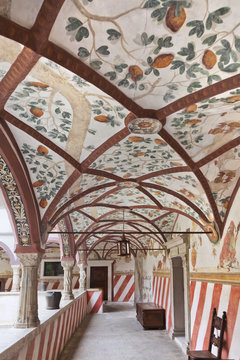 S&uuml;dtirol- Impressionen, Schloss Churburg im Vinschgau (Arkadengang)
