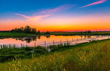 Sunset Alberta Canada