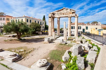 Foto auf Alu-Dibond Athena-Tor, römische Agora © saiko3p