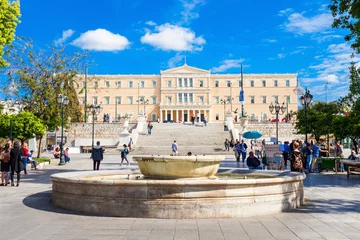 Foto op Plexiglas Het Helleense parlementsgebouw © saiko3p