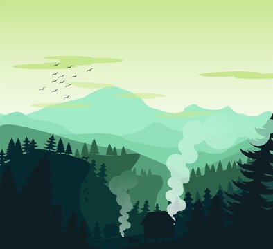 Lush Forest Wallpaper