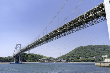 Fototapeta premium 関門海峡と関門橋