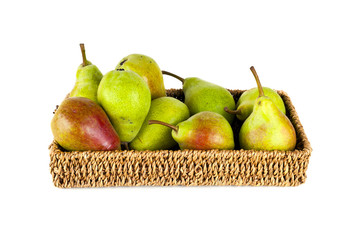 Pears isolated on white background