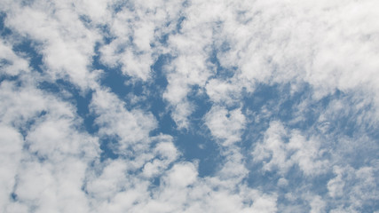 Blue sky  with beautiful clouds. blue sky for background.