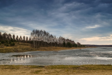 Ozierany lake in Kruszyniany village, Podlasie, Poland