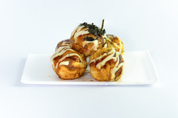 takoyaki, octopus balls, japanese food