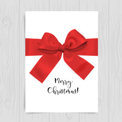 Merry christmas greetings card